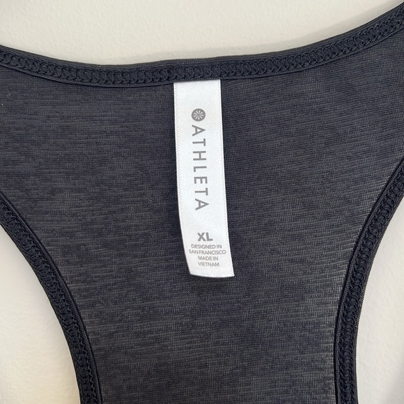 Athleta Vapor Scoop Sheer Racer Back Tank Top in Black, size XL - Picture 5 of 8